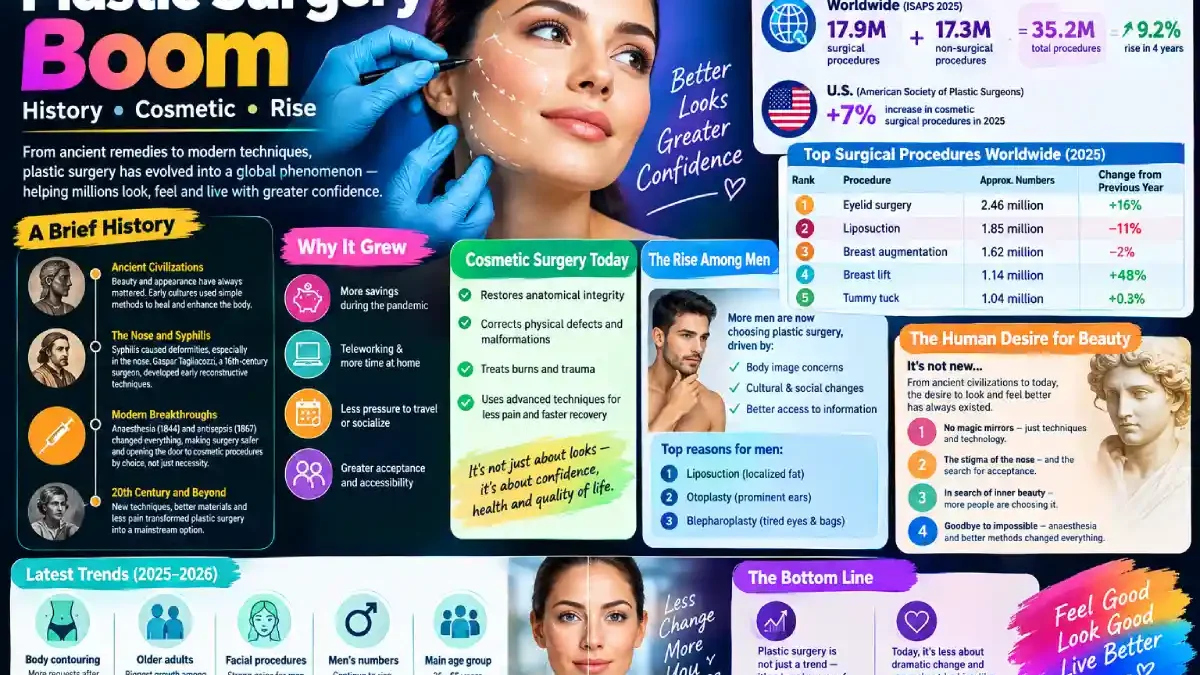 Plastic Surgery Boom – History, Cosmetic, Rise