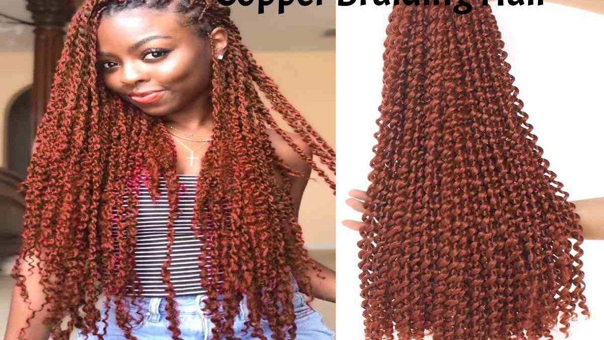 Copper Braiding Hair