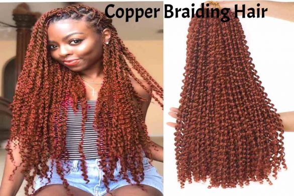 Copper Braiding Hair