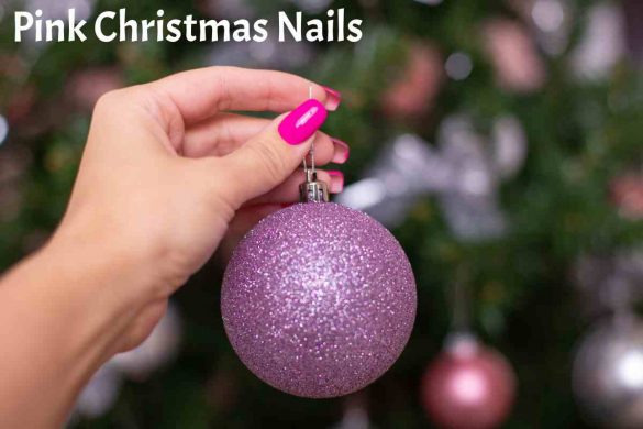 Pink Christmas Nails