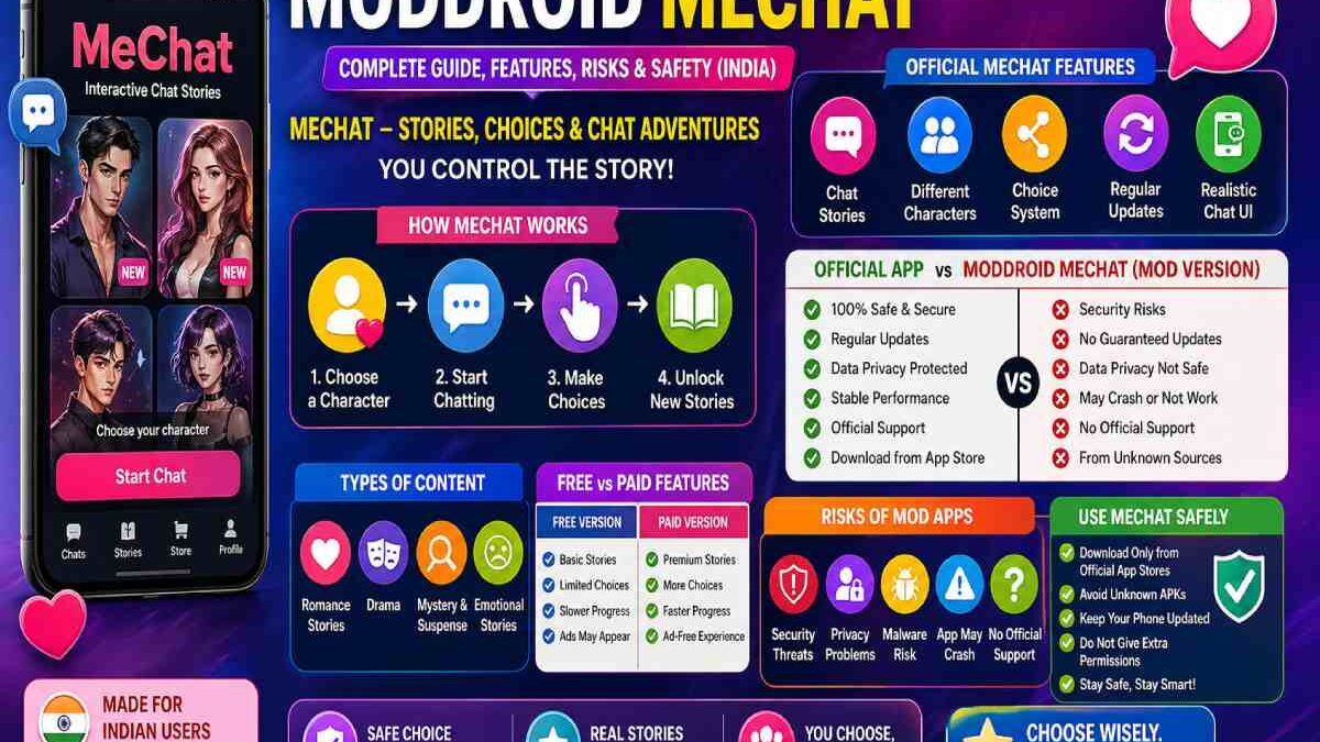 Moddroid MeChat India Guide: Features Safety Use