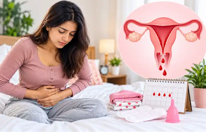 what happens on the first day of your period_
